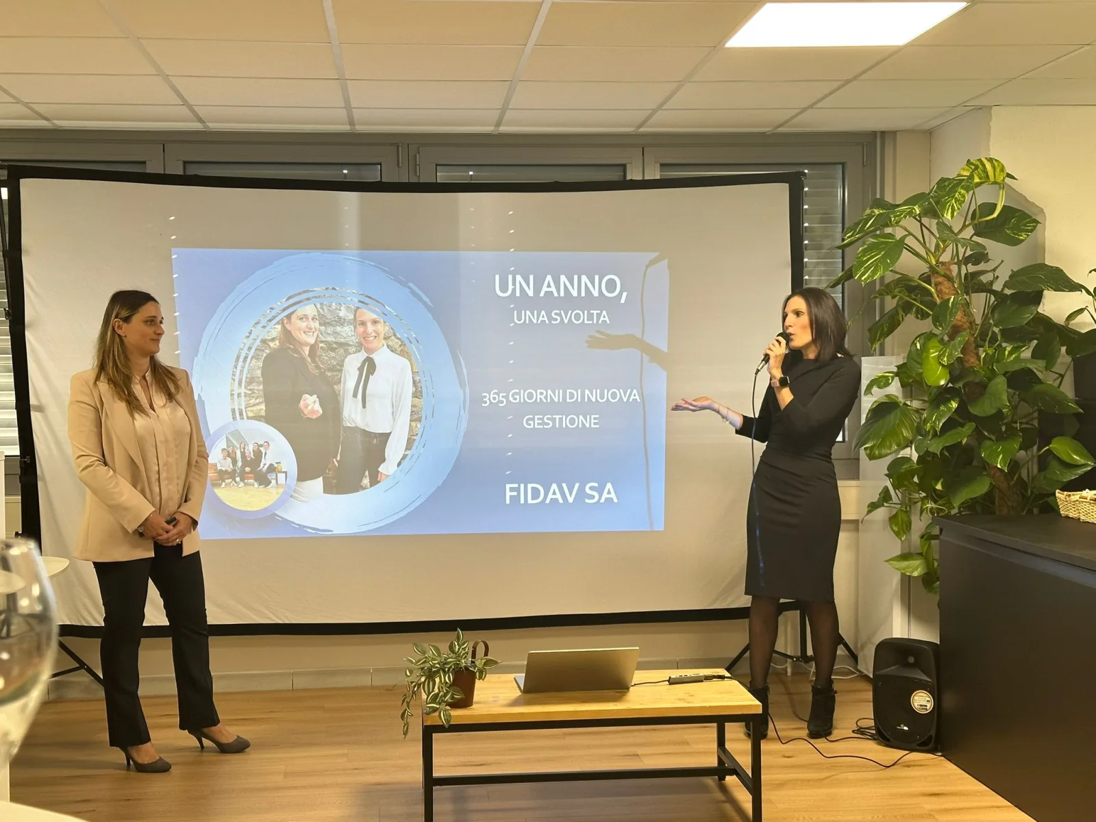 Une année de nouvelle gestion, entre continuité et avenir — l'allocution pendant la soirée